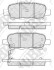 Купить Колодки дискового тормоза Nissan Leaf, X-Trail, Infiniti M, Nissan Murano, Qashqai, Infiniti G, EX, FX, Suzuki Grand Vitara, Nissan Tiida, Infiniti Q NiBK pn2466 (фото1) подбор по VIN коду, цена 1078 грн.