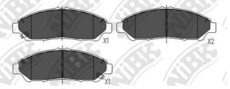 Колодки дискового тормоза NiBK pn28001