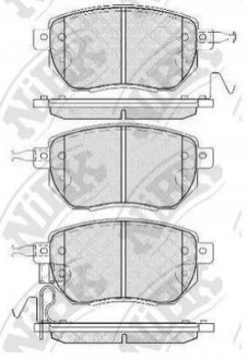 КОЛОДКИ ГАЛЬМІВНІ ПЕРЕДНІ Nissan Murano, Infiniti FX Nissan Murano NiBK pn2901