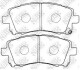 Купити Колодки передні SUBARU Subaru Impreza, Legacy, Forester, Outback NiBK pn7390 (фото1) підбір по VIN коду, ціна 1640 грн.