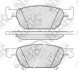 Купити Колодки дискового гальма Honda Civic, Accord NiBK pn8863 (фото1) підбір по VIN коду, ціна 1881 грн.