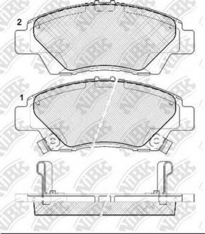 КОЛОДКИ ГАЛЬМІВНІ NiBK pn8868