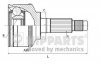 Купити К-т шарнірний привідного валу Toyota Previa, Rav-4, Avensis, Camry, Lexus RX, Toyota Highlander NIPPARTS j2822140 (фото1) підбір по VIN коду, ціна 1356 грн.