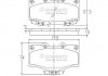 Купити Гальмівні колодки Toyota Land Cruiser, 4-Runner, Hilux, Previa NIPPARTS j3602054 (фото1) підбір по VIN коду, ціна 948 грн.