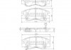 Купить ТОРМОЗНЫЕ КОЛОДКИ Mitsubishi Pajero, L200 NIPPARTS j3605027 (фото1) подбор по VIN коду, цена 969 грн.