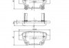 Купити Гальмівні колодки Toyota Avensis, Corolla, Previa NIPPARTS j3612030 (фото1) підбір по VIN коду, ціна 699 грн.