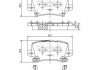 Купити Гальмівні колодки Honda Civic NIPPARTS j3614018 (фото1) підбір по VIN коду, ціна 968 грн.