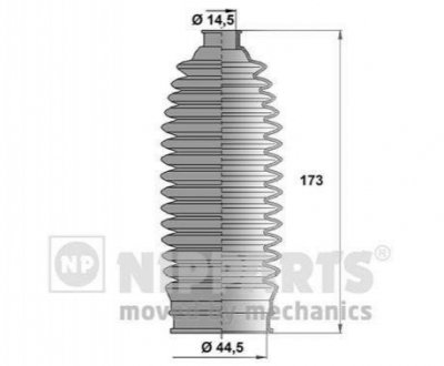 Купить Пыльник рулевого механизма Subaru Impreza, Forester NIPPARTS n2847014 (фото1) подбор по VIN коду, цена 245 грн.