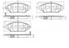 Купити Гальмівні колодки Chevrolet Aveo NIPPARTS n3600918 (фото1) підбір по VIN коду, ціна 811 грн.