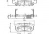 Купити Гальмівні колодки Mitsubishi Outlander, Lancer NIPPARTS n3615015 (фото1) підбір по VIN коду, ціна 857 грн.