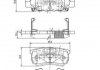 Купить Тормозные колодки дисковые Mitsubishi Outlander, Lancer NIPPARTS n3615015 (фото1) подбор по VIN коду, цена 857 грн.