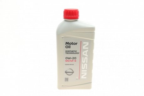 Масло моторное 0W20 (1 Liter) NISSAN ke90090133