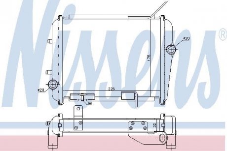 Радиатор NISSENS 60362