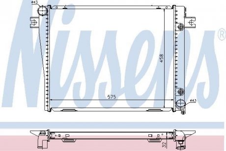 Радиатор NISSENS 60601A