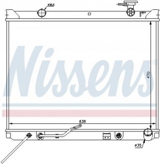 Радиатор системы охлаждения NISSENS 66682