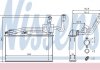 Купить Радиатор обогрева салона BMW X5, X6 NISSENS 70529 (фото1) подбор по VIN коду, цена 3648 грн.