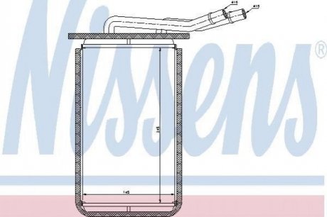 Пічка FD TRANSIT(00-)2.0 D(+)[OE 4042575] Ford Transit NISSENS 71769