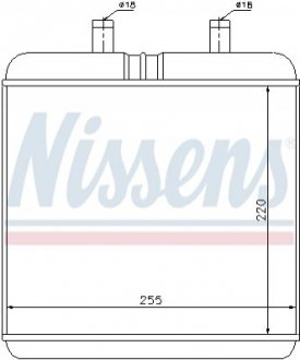 Радиатор печки NISSENS 71810