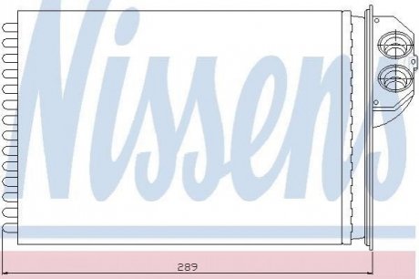 Купить Радиаторы отопления Peugeot 307 NISSENS 72943 (фото1) подбор по VIN коду, цена 1112 грн.