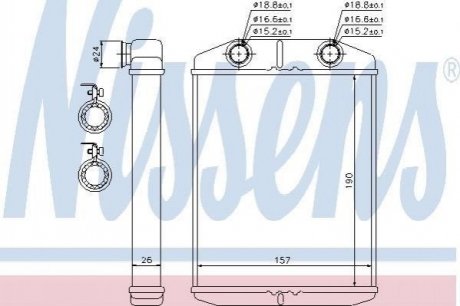 Пічка RN DOKKER(12-)1,2 TCE(+)[OE 271154491R] NISSENS 76514