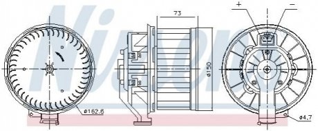 Вентилятор салона NISSENS 87803