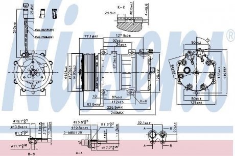 Компресор кондиціонера NISSENS 890022