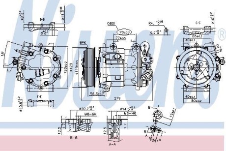 Компрессор кондиционера NISSENS 89362