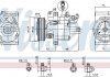 Купити Компресор кондиціонера Citroen C1, Peugeot 107 NISSENS 89399 (фото1) підбір по VIN коду, ціна 14318 грн.