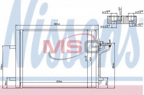 Купить Радиатор кондиционера Ford C-Max, Focus NISSENS 940183 (фото1) подбор по VIN коду, цена 4934 грн.