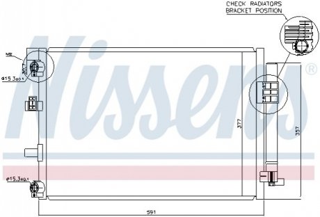 Купить Конденсер кондиционера Ford Focus, C-Max NISSENS 940222 (фото1) подбор по VIN коду, цена 4032 грн.