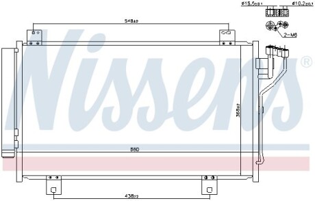 Радиатор кондиционера NISSENS 940471