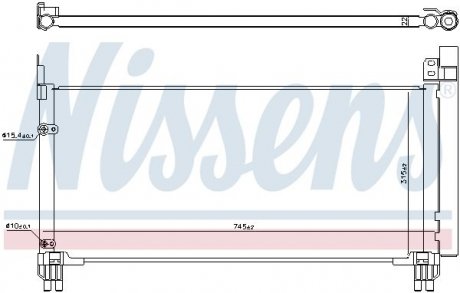 Радиатор кондиционера NISSENS 941166