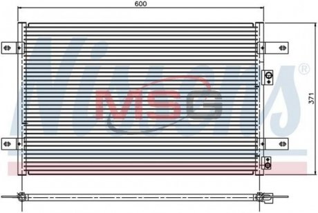 Конденсер FD GALAXY(95-)1.9 TDi(+)[OE 1008274] NISSENS 94251