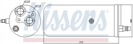 Осушувач FD TRANSIT(00-)2.0 D(+)[OE 4510765] NISSENS 95329
