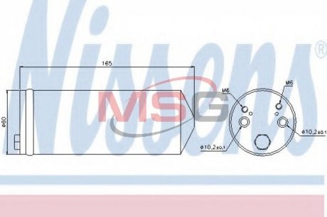 Купить Осушитель кондиционера Mitsubishi L200 NISSENS 95413 (фото1) подбор по VIN коду, цена 1707 грн.