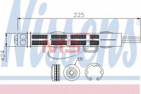 Осушитель кондиционера NISSENS 95455