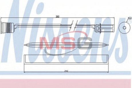 Осушувач NISSENS 95466