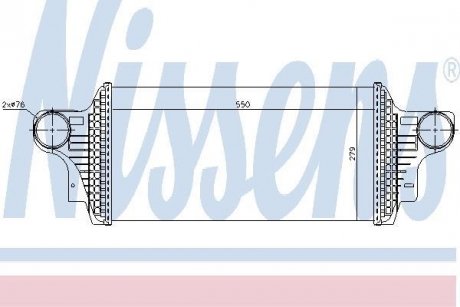 Радиатор интеркулера NISSENS 96438