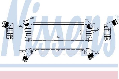 RENAULT Інтеркулер Kangoo 1.9dCi 4x4 01- NISSENS 96648