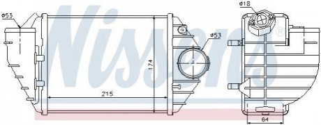 Радиатор наддува NISSENS 96690