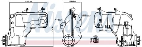 Бачок расширительный Land Rover Range Rover NISSENS 996166