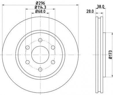 Купить Диск тормозной передний Nissan Navara, Pathfinder 2.5 dci (05-) Nissan Navara, Pathfinder NISSHINBO nd2033k (фото1) подбор по VIN коду, цена 2351 грн.