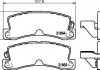 Купити Колодки гальмівні дискові задні Lexus ES 3.0 (96-01) NISSHINBO np1011 (фото1) підбір по VIN коду, ціна 860 грн.