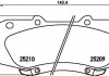 Купить Колодки тормозные дисковые передние Toyota Hilux 2.5, 3.0, 4.0 (07-) Toyota Hilux NISSHINBO np1069 (фото1) подбор по VIN коду, цена 1668 грн.