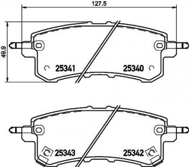 Купити Колодки гальмівні дискові задні Infiniti QX56/Nissan Patrol 5.6 (10-) Infiniti QX, Nissan Patrol NISSHINBO np2019 (фото1) підбір по VIN коду, ціна 1567 грн.