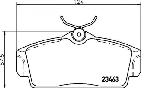 Колодки тормозные дисковые передние Nissan Almera 1.5, 1.8, 2.2 (00-) NISSHINBO np2052