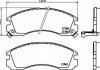 Купить Колодки тормозные дисковые передние Mitsubishi L200 2.0, 2.5 (96-07), Lancer, Outlander 2.0, 2.2 (06-) Mitsubishi Outlander, Pajero, Galant, L200, Lancer NISSHINBO np3001 (фото1) подбор по VIN коду, цена 1224 грн.