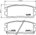 Купить Колодки тормозные дисковые задние Chevrolet Captiva 2.0, 2.2, 2.4 (06-) Chevrolet Captiva NISSHINBO np6074 (фото1) подбор по VIN коду, цена 1235 грн.