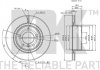 Купить Тормозной диск BMW F20, E91, E90, F30, E92, E93, E81, E82, E88, F32, E87 NK 201558 (фото3) подбор по VIN коду, цена 1933 грн.