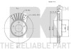 Купить Гальмівний диск Nissan Almera, Maxima, X-Trail, Primera NK 202256 (фото3) подбор по VIN коду, цена 1864 грн.